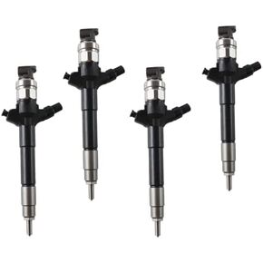 095000-5600 1465A041 Fuel Injector Common Rail Injector 4PCS Fit for DENSO 5600 Mitsubishi L200 4D56 Euro4 Aftermarket Parts Replace#095000-5601, 095000-5602