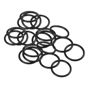 Othmro 50pcs Nitrile Rubber O-Rings, 1mm Wire Dia 18mm OD Metric Sealing Nitrile NBR Rubber Washers for Oil or Air Sealing, Professional Plumbing, Car Repair, Air or Gas Connections Black