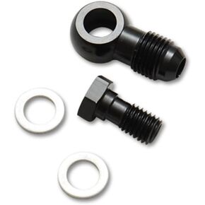 Vibrant Performance 11512-4An Male Banjo Fitting 10mm x 1.0 Metric; Aluminum + 2 Washers, 1 Pack