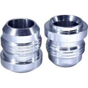 REMTUNE Brand 12AN Male Billet - ALUMINUM Weld On Bung Fitting For Secure & Reliable Connections - AN12 Fitting Weld Bungs for Fabrication Projects - (2 Pcs)