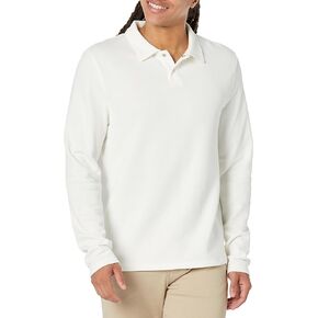 Vince Men's Dbl Knit Pique L/S Polo