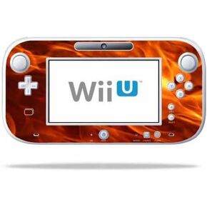 MightySkins Skin Compatible with Nintendo Wii U Gamepad Controller wrap Sticker Skins Backdraft