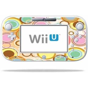 MightySkins Skin Compatible with Nintendo Wii U Gamepad Controller wrap Sticker Skins Bubble Gum