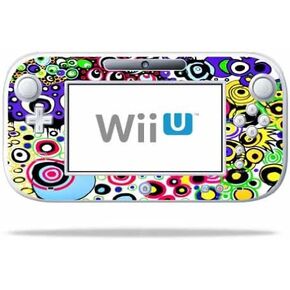 MightySkins Skin Compatible with Nintendo Wii U Gamepad Controller wrap Sticker Skins Circle Explosion