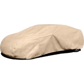 Budge Rain Barrier Car Cover Fits Sedans up to 16'8" Long|Waterproof |Breathable, Tan (RSD-3)