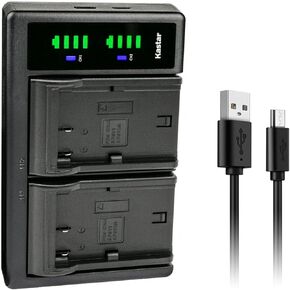 Kastar 2-Pack Battery and LTD2 USB Charger Replacement for Canon ZR50MC, ZR60, ZR65MC, ZR70MC, ZR80, ZR85, ZR85MC Camera, Canon BP-508 BP-511 BP-511A BP-512 BP-512A BP-514 BP-522 BP-535 Battery