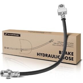 A-Premium Rear Center Brake Hydraulic Hose Compatible with Chevy Models - Tahoe 2000-2001, Suburban 1500 2000-2002 RWD - Replace# 21999535