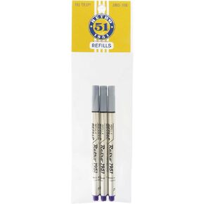 Retro 1951 Fountain Pen Refills, Purple, 3-Pack (REF56P-B)
