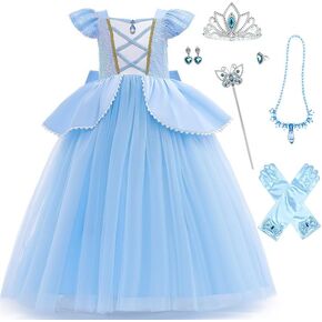 Cinderella Dresses for Girls Little Kids Toddler Princess Fancy Dress Up Clothes