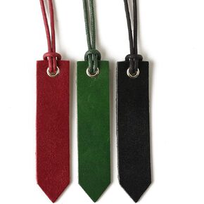 Jagucho Leather Bookmarks for Men Women Handmade Reading Page Markers for Book