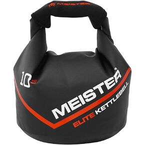 Meister Elite Portable Sand Kettlebell - Soft Sandbag Weight - 10/15/20lb
