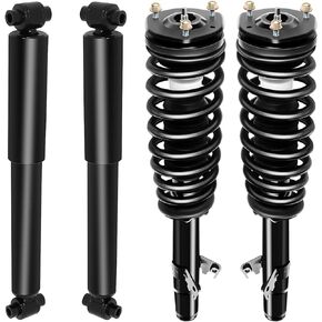 cciyu Complete Struts Shock Absorbers Fits for 2006-2009 for Fusion 2006-2009 for Mercury Milan 172261 5784 Quick Struts Assembly Front Rear Pair Struts
