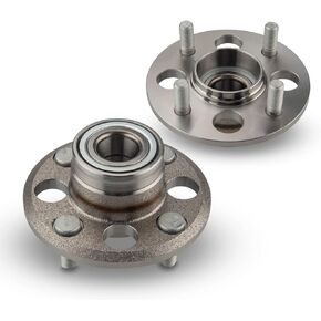 PHILTOP Rear 513035 Wheel Hub Bearing for Civic 1985-2000, Wagovan 1986-1987, Civic del Sol 1993-1997, CRX 1988-1991, Non-ABS, FWD 4 Lugs, 2 PCS