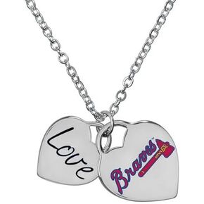 Atlanta Braves Officially Licensed Heart Necklace 101568