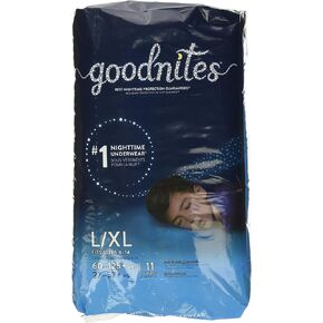 Goodnites, Bedwetting Underwear for Boys, L/XL, 11 Ct