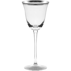 10 Strawberry Street Windsor 5.5 Oz Champagne Flute with Gold Band, Set of 4