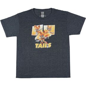 Seven Times Six Sonic The Hedgehog 2 Boy's Tails Miles Prower Kids Graphic Print T-Shirt