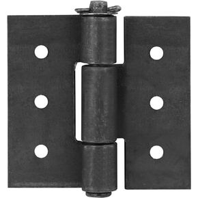 4 Pcs 4-1/4"x4-1/8" Weld On Butt Gate Hinge, Heavy Duty Weldable Metal Gate Hinge with Prepunched Hole Removable Pin, 4.5mm Thickness, Max Load 330 lb/Pair