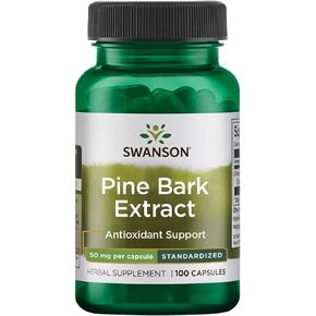 Swanson Pine Bark Extract 50 Milligrams 100 Capsules