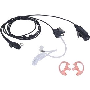 BD502i BD552i Acoustic Tube Earpiece Walkie Talkie Headset with PTT Mic for HYT Hytera BD502 PD502 PD562 PD402 PD482 PD502i PD402i PD482i PD562i TC-508 TC-580 TC-610 RCA RDR2500 2550 2600 XR150