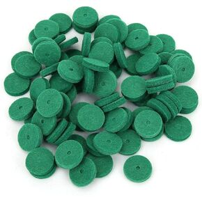 Piano Felt Pads, 22mm Piano Felt Cushion Piano Felt Washers Piano Leveling Key Washers Piano Regulating Tools Keyboard Balance Washers Piano Parts Replacement Green 90pcs/Set Piano Parts Piano Felt in Saudi Arabia