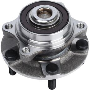 KUSATEC 513268 Front Wheel Bearing and Hub Assembly Compatible with 2003-2007 Infiniti G35, 2003-2009 Nissan 350Z, 5 Lug Bolts w/ABS