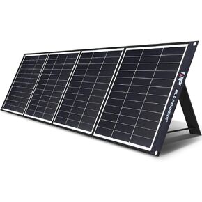 ALLPOWERS SP035 200W Portable Solar Panel Charger Monocrystalline Foldable Solar Panel Kit IP67 Waterproof Solar Power Battery for RV Solar Generator Outdoor Camping Off Grid Van