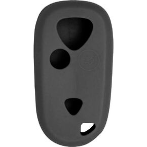 Keyless2Go Replacement for New Silicone Cover Protective Case for Remote Key Fobs with FCC E4EG8D-444H-A - Black