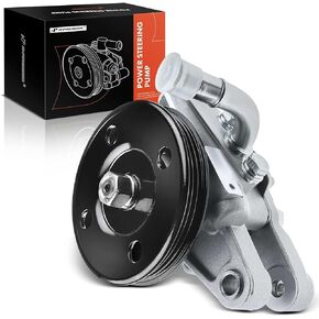 A-Premium Power Steering Pump, with Pulley, Compatible with Hyundai Elantra 2001-2005, Tiburon 2003-2008, 2.0L DOHC, Replace # 571002D100