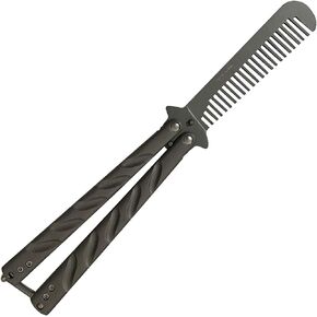 Stainless Steel Comb Practice Trainer for Beginner Unsharpened Blade Folding Tool Set