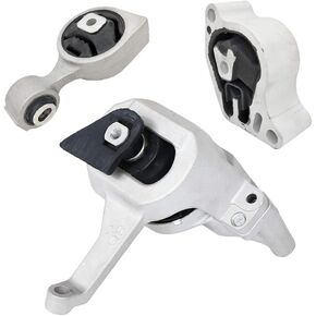Engine Motor & Transmission Mount Kit 3pcs Compatible with Fits 2007 2008 2009 2010 2011 2012 2013 2014 2015 Nissan Altima 2.5L A4350 A4353 A4339 11350-JA00A 11210-JA000 11360-JA000