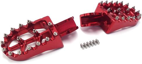 أوتاد قدم الدراجة النارية لـ SurRon، أوتاد قدم الدراجة الترابية مساند CNC لملحقات SurRon Light Bee SurRon CRF150F CRF230F (أحمر) in Kuwait