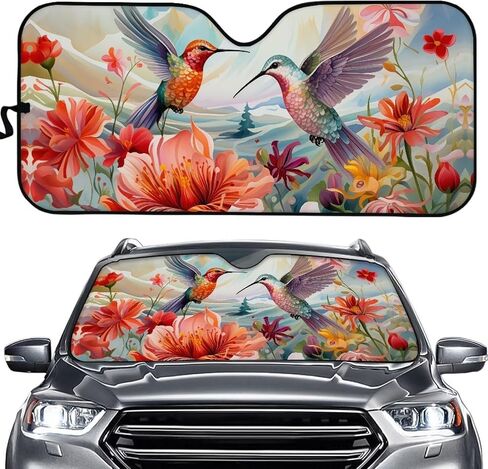 Funny Cat Print Car Sun Shade Windshield Cute, Fashion Foldable Car Front Window Sunshades for Most Sedan SUV Trucks in Saudi Arabia