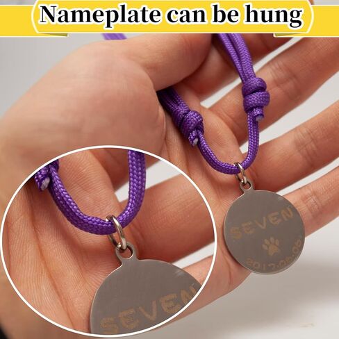 أطواق تعريف الجراء، أطواق الإنجاب، 16 لونًا من القماش الناعم، أطواق تعريف الجراء قابلة للتعديل لحديثي الولادة والقطط والكلاب (M) in Kuwait