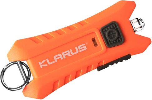 klarus Mi2 Mini LED Keychain Flashlights, Super Lightweight & Small Rechargeable 40 Lumens EDC Flash Light with Built-in Battery and USB Cable(Black) in Saudi Arabia