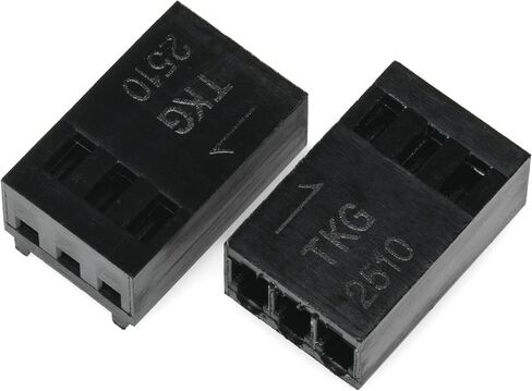 CRJ 3-Pin Female PC Fan 2.54mm Housings and Crimp Connector Set (10-Pack) in Saudi Arabia