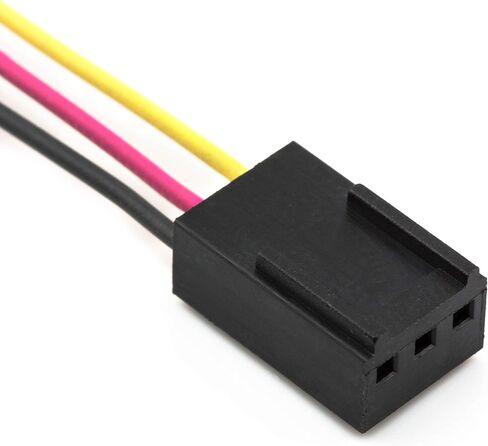 CRJ 3-Pin Female PC Fan 2.54mm Housings and Crimp Connector Set (10-Pack) in Saudi Arabia
