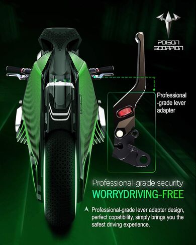 POISON SCORPION Black Motorcycle Brake Clutch Levers Wheel Adjustable Short Compatible with DL650 V-Strom 2004-2010 | SV650 SV650S 1999-2008 | Katana 600 750 GSX650F GSX750F 1998-2006 in Saudi Arabia