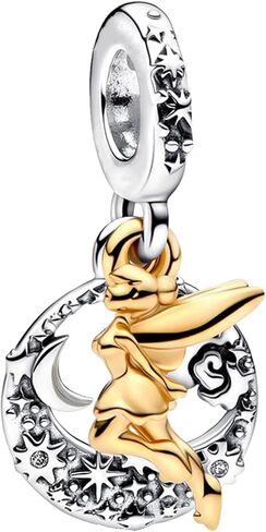 Rainbow Rose Butterfly Safety Chain Charm Bead Dangle Charms Necklace Bracelet 925 Sterling Silver with 5A Cubic Zirconia for Mother's Day Birthday Valentine's Day Jewelry Gifts for Women Girls in Saudi Arabia