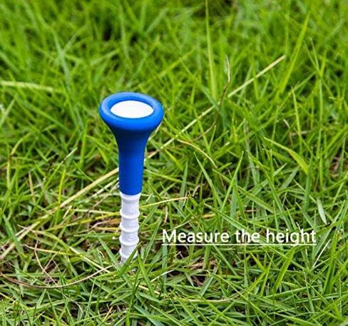 Depth Mark Plastic Golf tess with Wide Soft Rubber Cover 3 1/4 83mm Pack of 50 Almost Unbreakable in Saudi Arabia