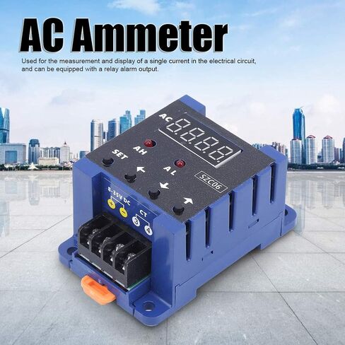 SZD06 DC8‑35V AC Digital Ammeter, Upper and Lower Limit Alarm Delay Relay Detector for Measurement and Display of A Single Current(100A) in Saudi Arabia