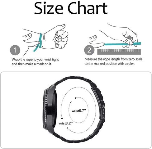 أحزمة ساعة EloBeth متوافقة مع Samsung Galaxy Watch 3 Band 41mm برونزي غامض من الفولاذ المقاوم للصدأ معدني Galaxy Watch 3 Bands ملحقات حزام الأعمال in Kuwait