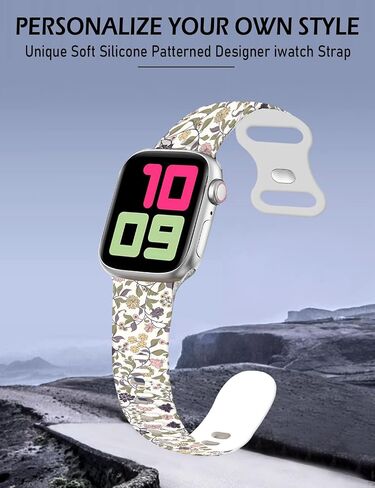 أحزمة ساعة رياضية متوافقة مع سوار ساعة Apple 38 مم 40 مم 41 مم للنساء والرجال، سوار معصم بديل من السيليكون الناعم القابل للتعديل لسلسلة iWatch 7 6 5 4 3 2 1 SE 2 in Kuwait
