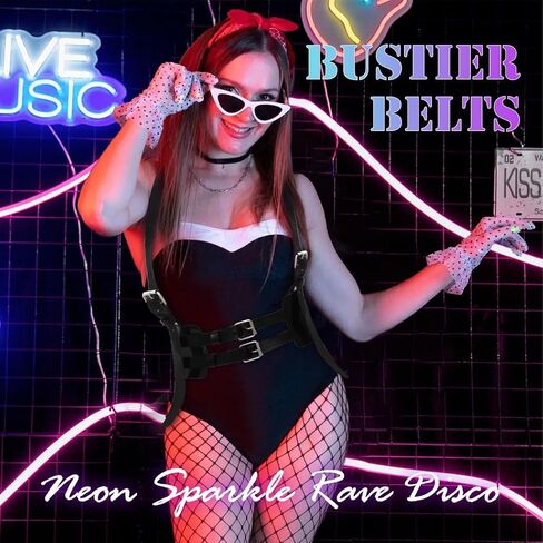 BODIY الشرير حزام خصر عريض أسود القوطي زي أحزمة النساء أحزمة تسخير الموضة ل الهذيان تأثيري التبعي in Kuwait