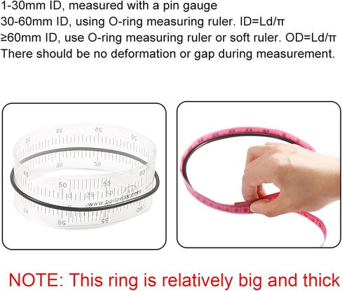 uxcell Nitrile Rubber O-Rings 115mm OD 97.8mm ID 8.6mm Width, Metric Nitrile Rubber Sealing Gasket for Automotive Machine Plumbing, Pack of 1 in Saudi Arabia