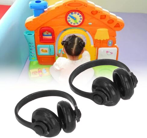 LBEC Dollhouse Headphones Model, Remarkable Details. (Black) in Saudi Arabia