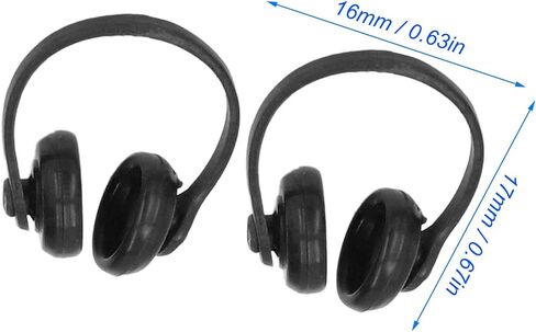LBEC Dollhouse Headphones Model, Remarkable Details. (Black) in Saudi Arabia