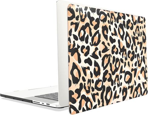 Compatible with MacBook Pro 14 inch Case 2021 2022 Release A2442,Plastic Hard Shell Case + Keyboard Cover + Screen Cover，for MacBook Pro 14.2 inch with M1 Pro/M1 Max & Touch ID,Leopard Print B in Saudi Arabia