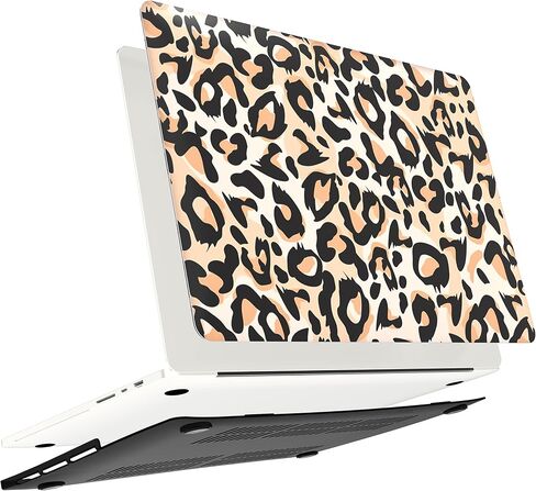 Compatible with MacBook Pro 14 inch Case 2021 2022 Release A2442,Plastic Hard Shell Case + Keyboard Cover + Screen Cover，for MacBook Pro 14.2 inch with M1 Pro/M1 Max & Touch ID,Leopard Print B in Saudi Arabia
