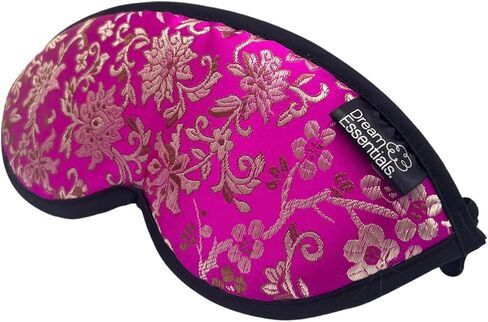 Dream Essentials Dreamland Premium Sleep Mask, Handmade in The USA, Breathable Natural Cotton, Adjustable Strap, Men and Women, Nose Bridge for Light Block, Travel, Yoga, Meditation (Dream Spiral) in Saudi Arabia